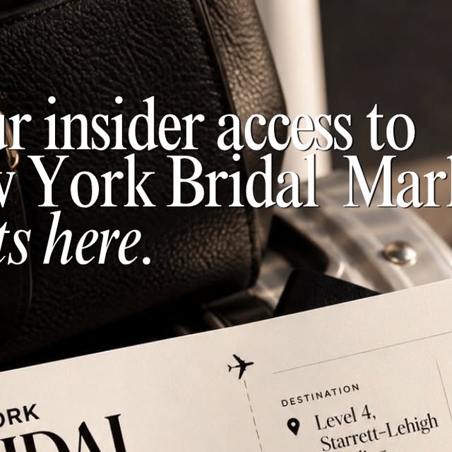 Post from @nycbridalmarket on Instagram